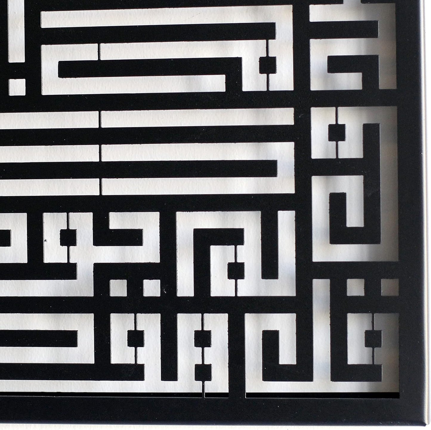 Acrylic Kufic Surah Ikhlas Calligraphy Islamic Wall Art Ramadan Decorations Eid Decor Quran Wall Decor