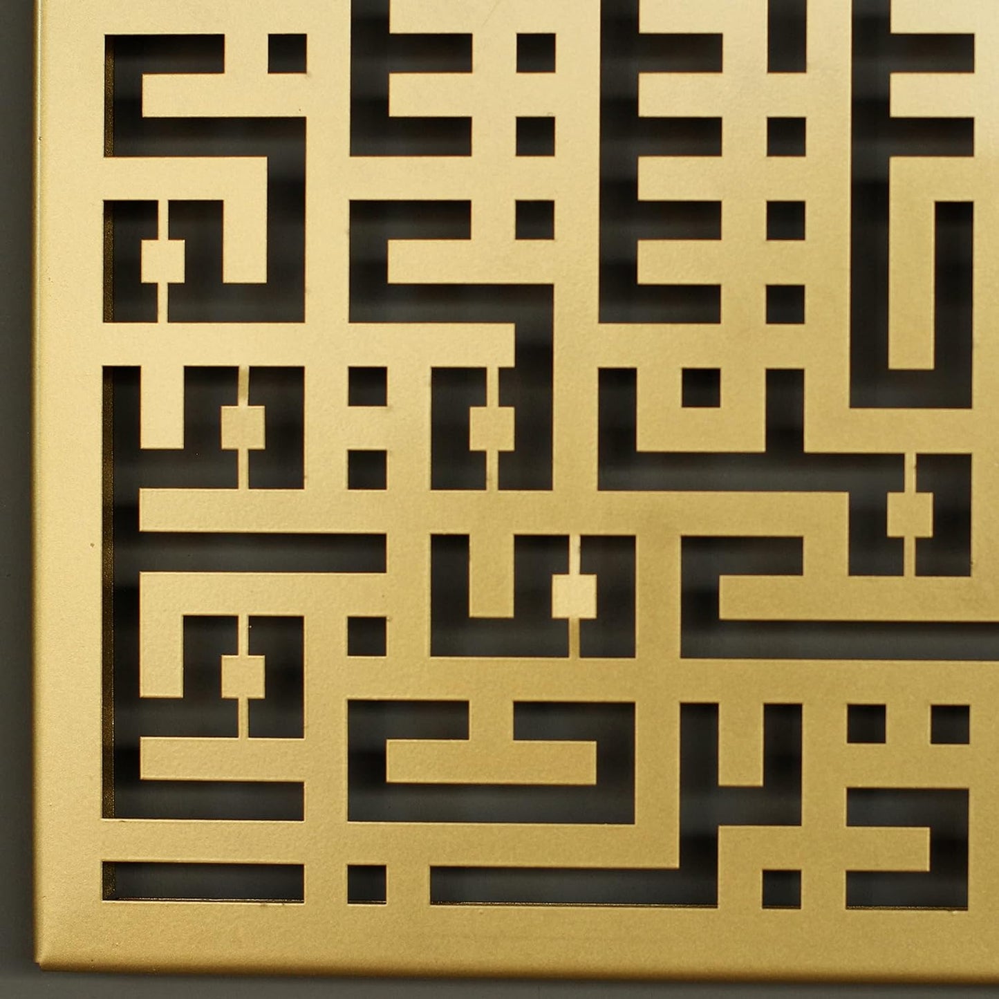 Acrylic Kufic Surah Felaq Calligraphy Islamic Wall Art Ramadan Decorations Eid Decor Quran Wall Decor