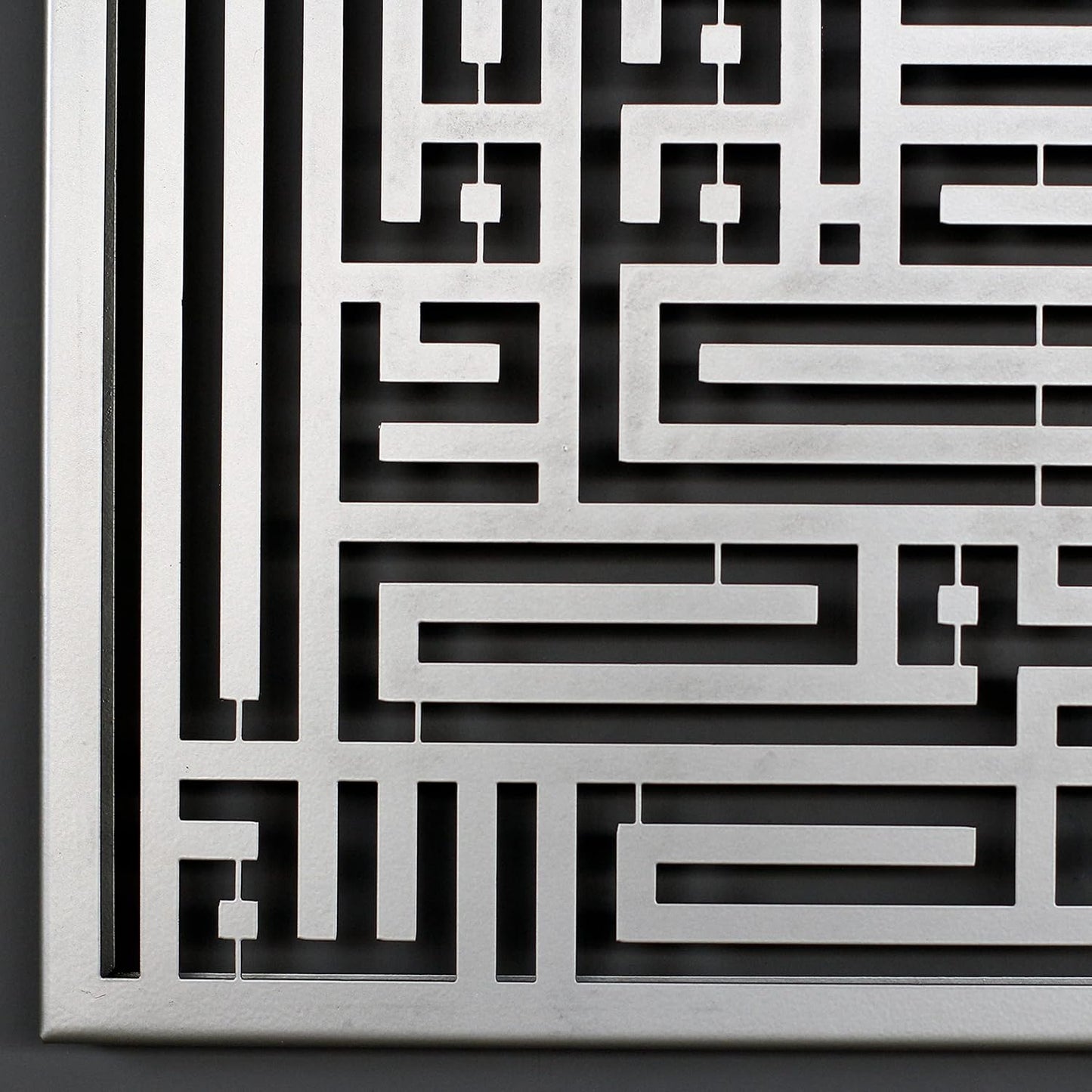 Acrylic Kufic Surah Ikhlas Calligraphy Islamic Wall Art  Ramadan Decorations  Eid Decor Quran Wall Decor