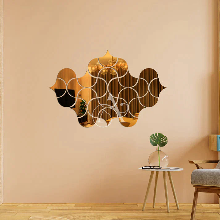 Acrylic Fireclay Mirror Wall Stickers